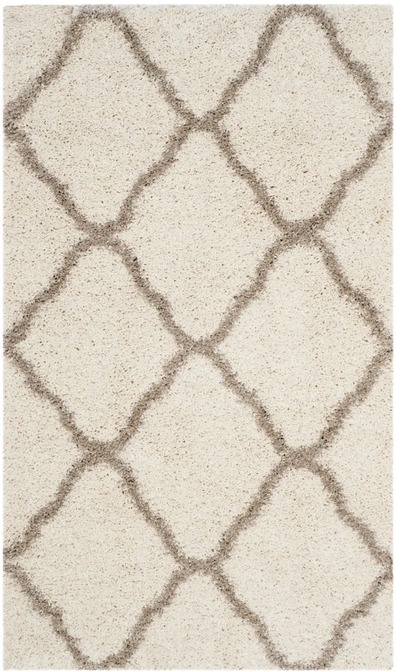 Arlo Home Woven Area Rug, SGH283D, Ivory/Beige,  4' X 6'