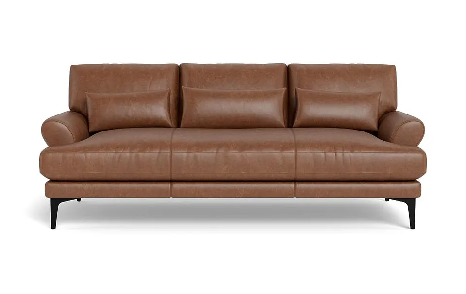 Maxwell Leather Loveseat by Apartment Therapy