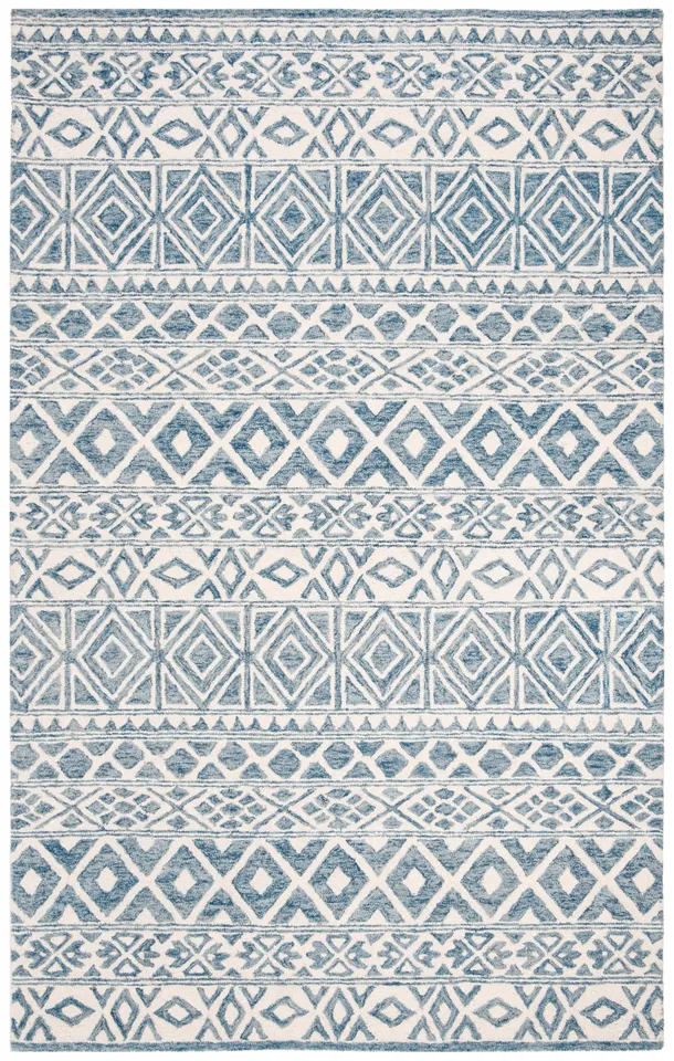 Lauren Ralph Lauren Collection Theresa Rug, Ivory / Blue, 6' x 9'