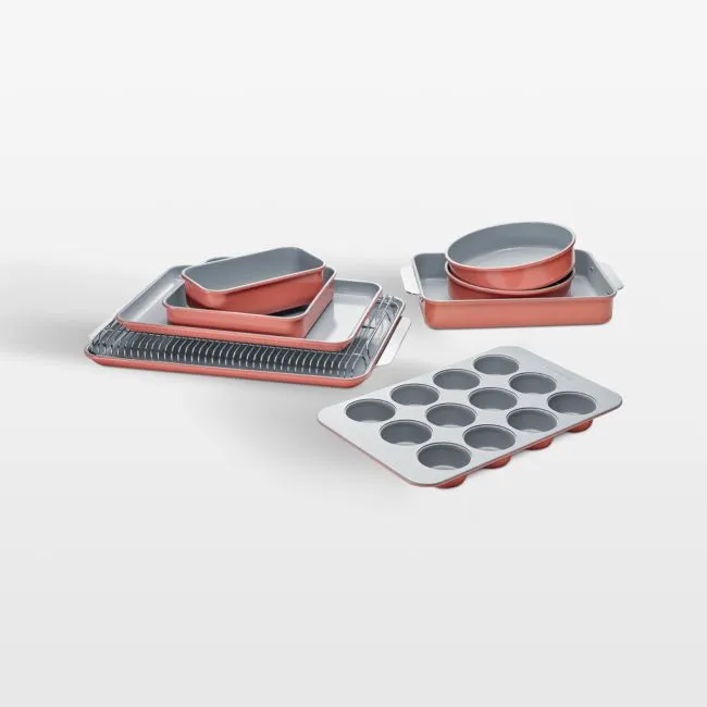 Caraway ® Perracotta Non-Toxic Ceramic Nonstick 11-Piece Mega Bakeware Set