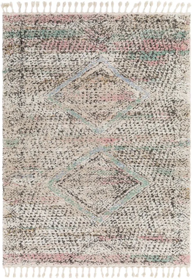Lisbon Beige Indoor 9'2" x 12' Machine Woven Rug