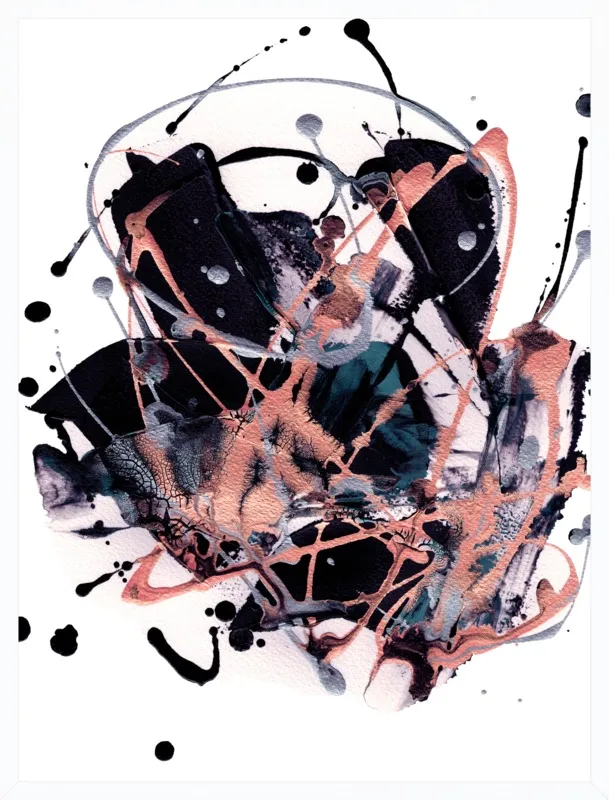 No Excuses 1, Just Peachy by Julia Di Sano for Artfully Walls