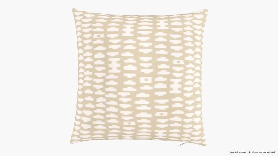 Throw Pillow Cover 16", Sand Odalisque, 16" x 16"