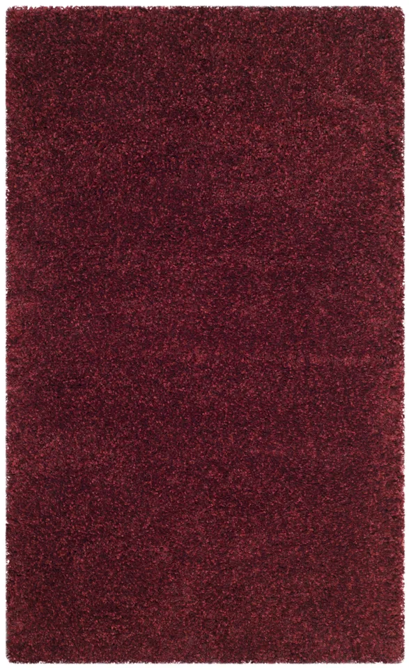 Arlo Home Woven Area Rug, SGN725-4242, Maroon,  3' X 5'