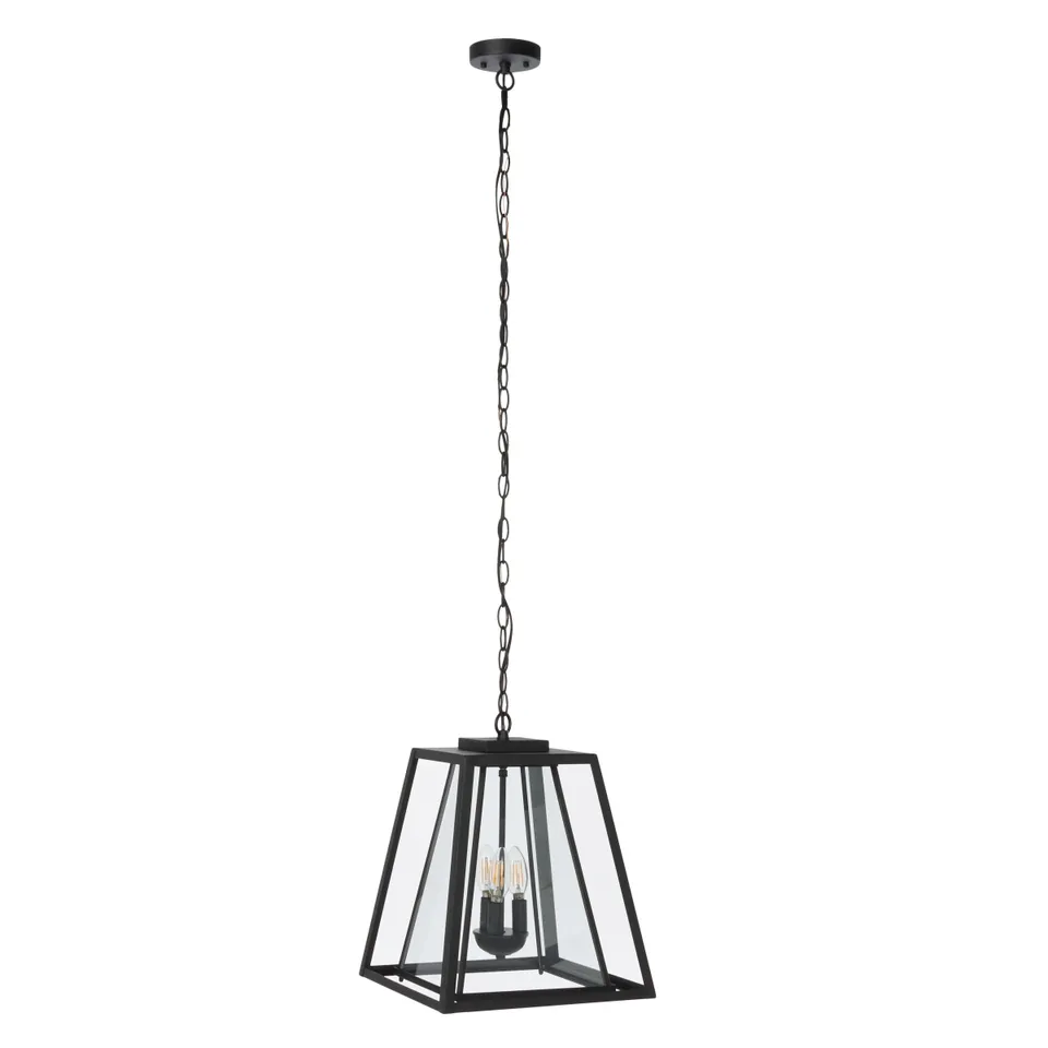 Rydler 13" Outdoor Pendant - Black