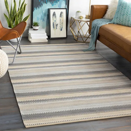 Maritime Gray Outdoor 2' x 3' Handmade Rug