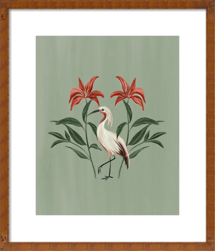 Tropical Crane by Nancy Noreth for Artfully Walls