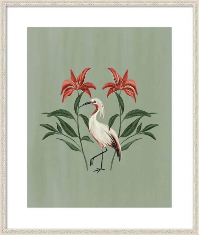 Tropical Crane by Nancy Noreth for Artfully Walls