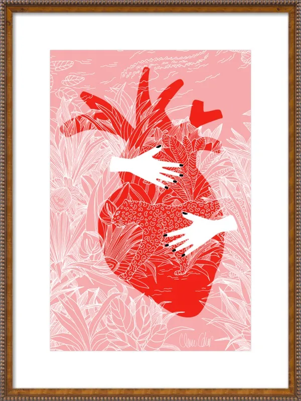 REFUGE ROSE by Claire Colin for Artfully Walls