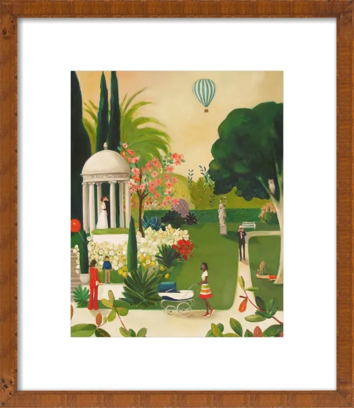 A Fainting in the Botanical Gardens by Janet Hill for Artfully Walls