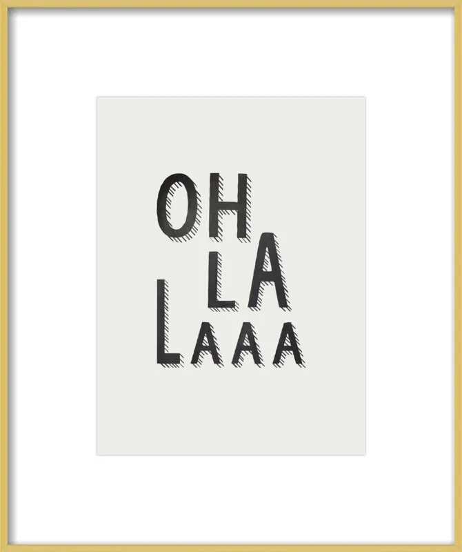 Oh la la by Lonneke de Roos - Kind of Style for Artfully Walls
