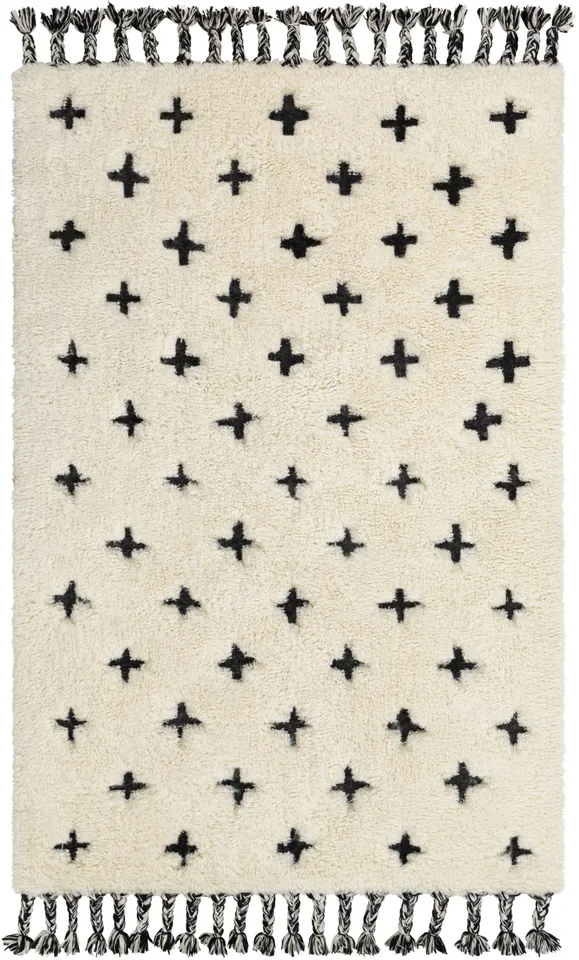 Camille Beige Indoor 2' x 3' Handmade Rug