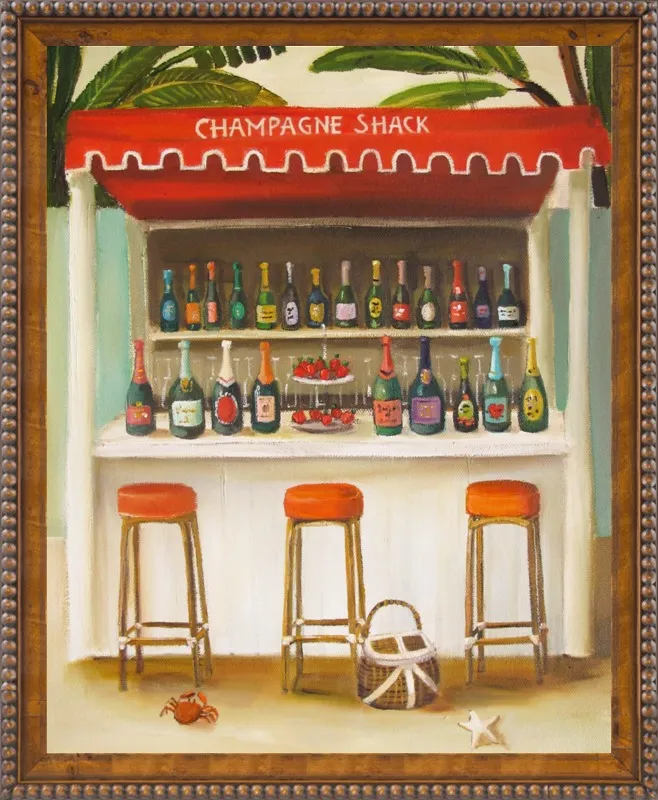 Champagne Shack by Janet Hill for Artfully Walls