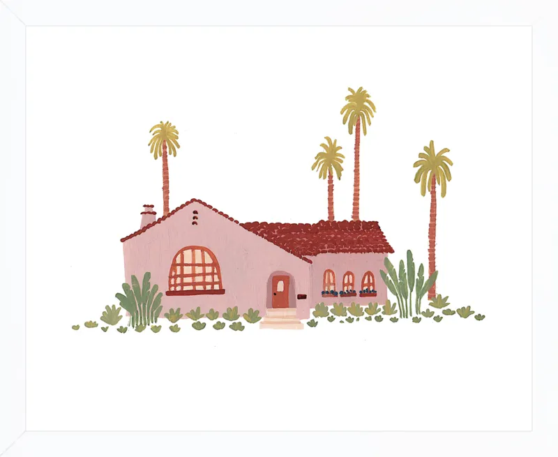 Pink Bungalow by Taylor Ann for Artfully Walls