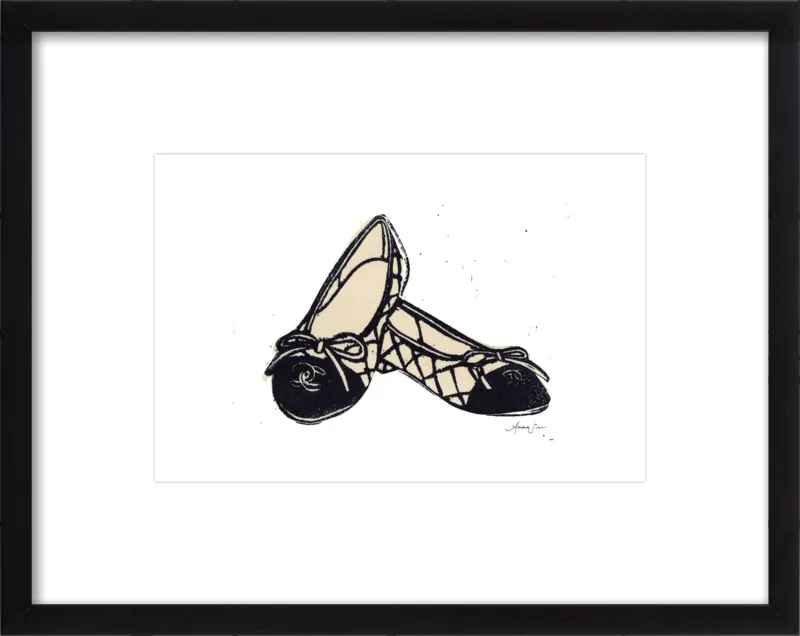 Chanel Ballet Flats by Anna See for Artfully Walls