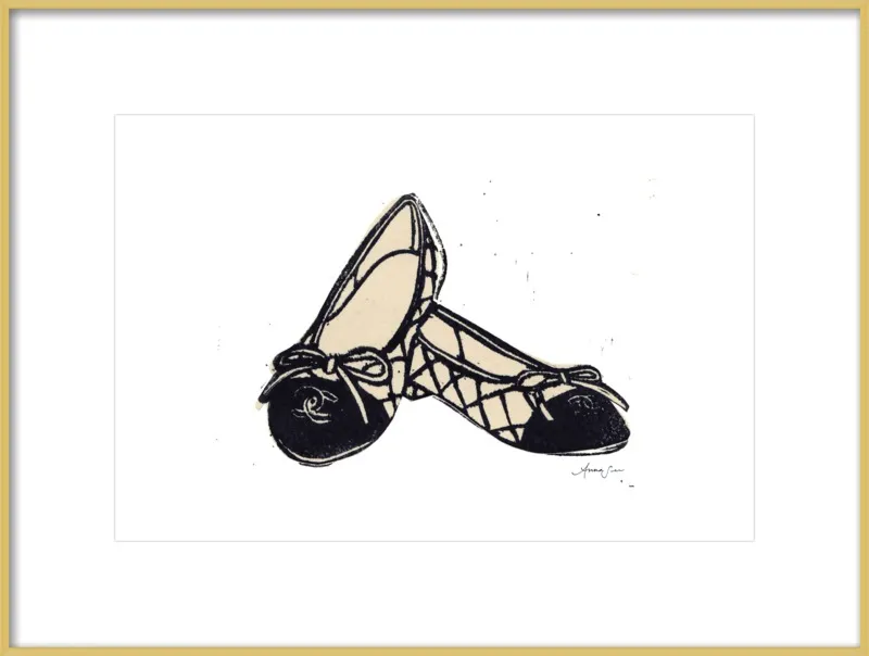 Chanel Ballet Flats by Anna See for Artfully Walls