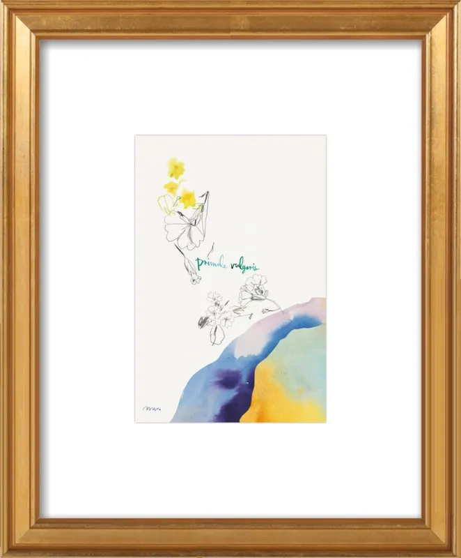 Primula Vulgaris by META WRABER for Artfully Walls