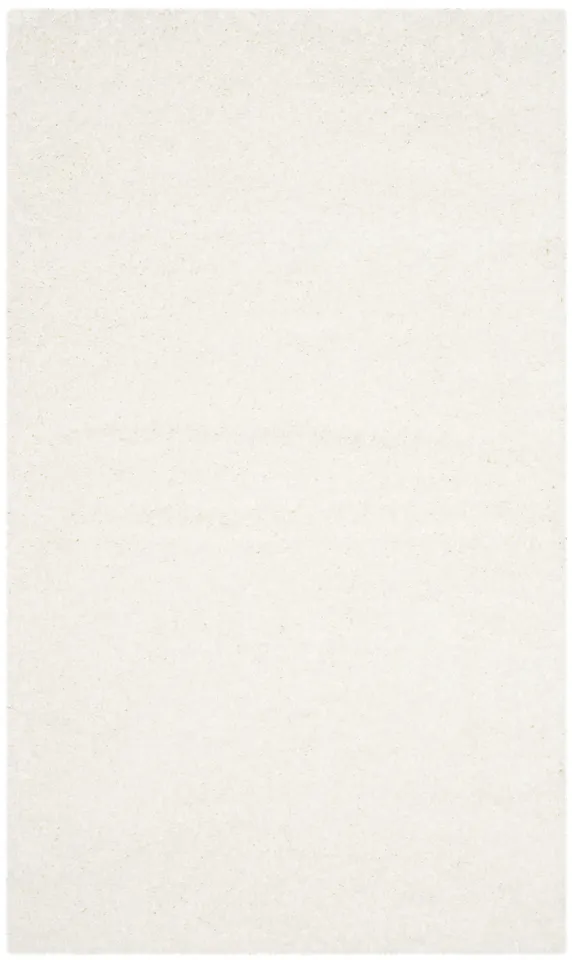 Arlo Home Woven Area Rug, SGN725-1010, White,  4' X 6'
