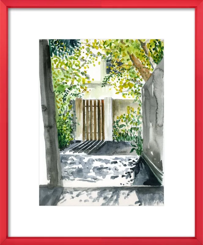 Garden Gate by Miri Eshet for Artfully Walls
