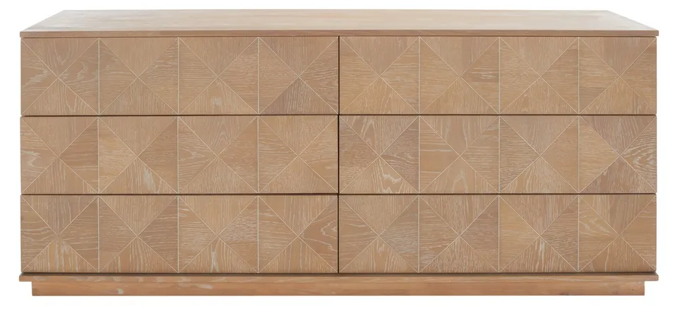 Patty 6 Drawer Dresser - Natural