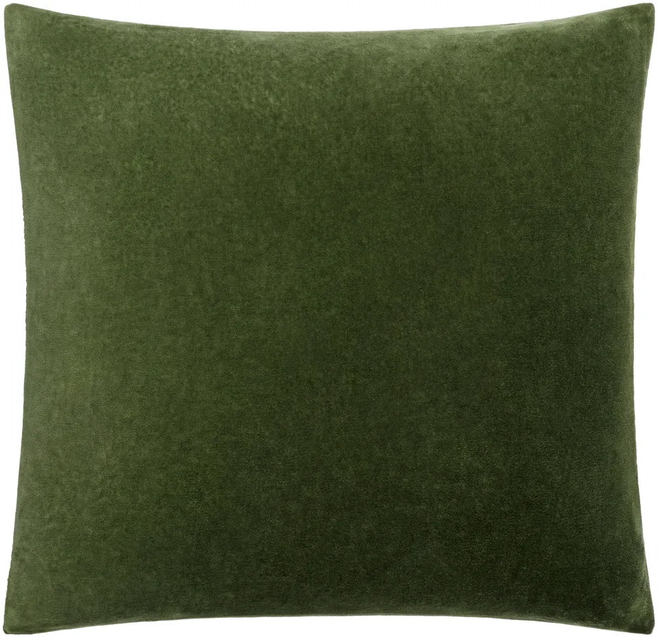 Cotton Velvet CV-063 22"L x 22"W Down Filled Pillow