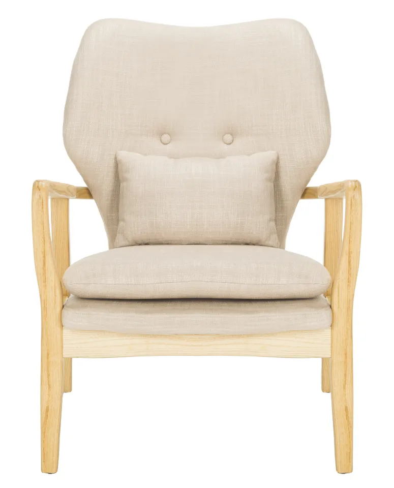 Tarly Accent Chair - Beige/Natural