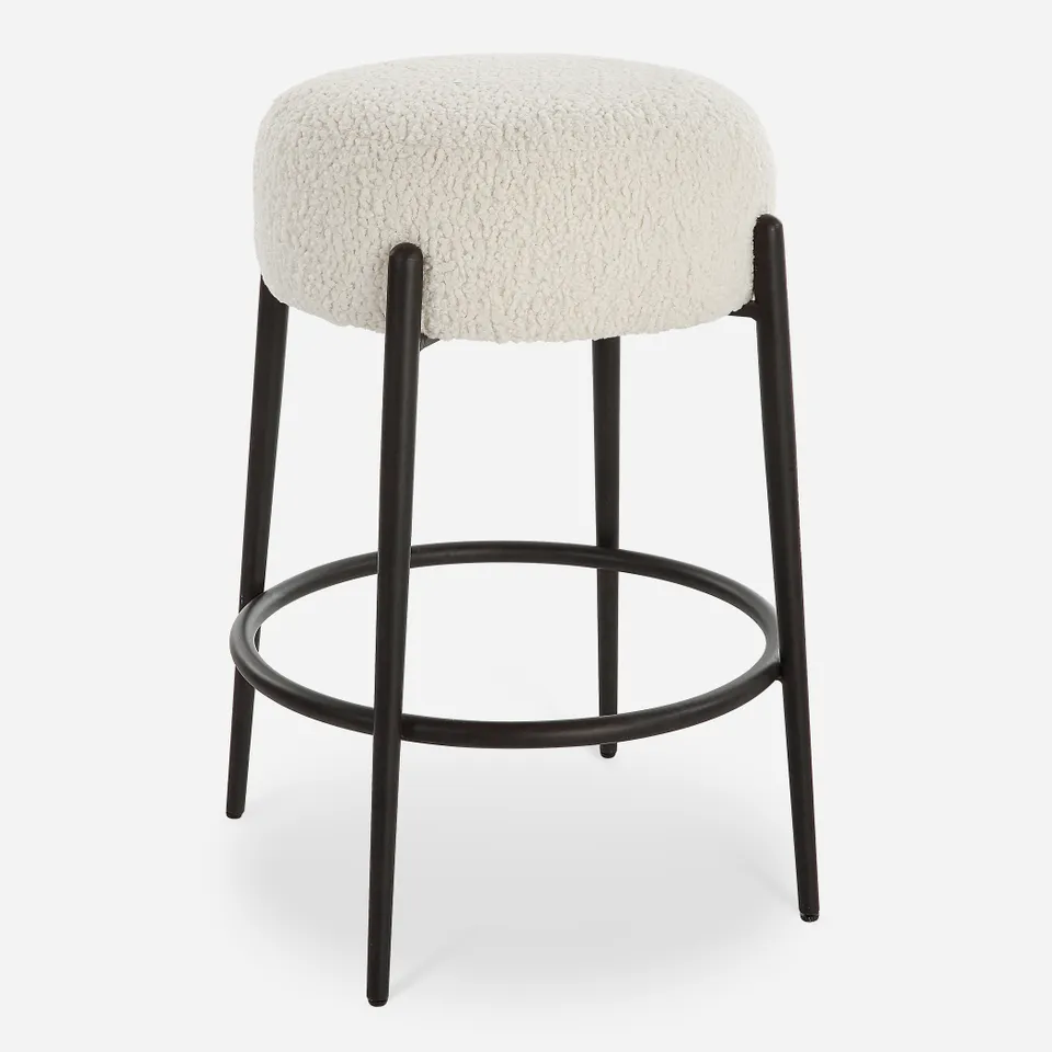 Arles Plush Counter Stool