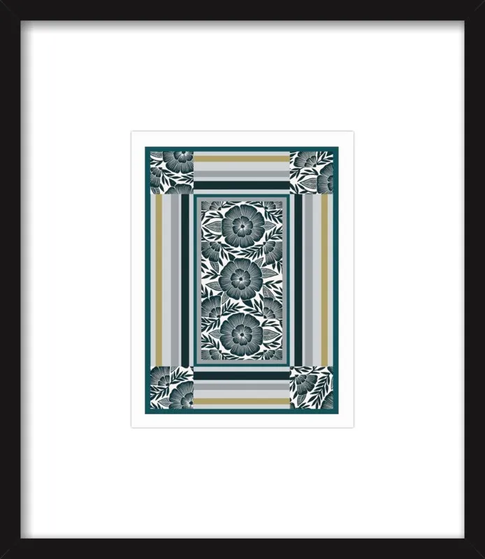 Botanical Frame 1 by Katharine Watson for Artfully Walls