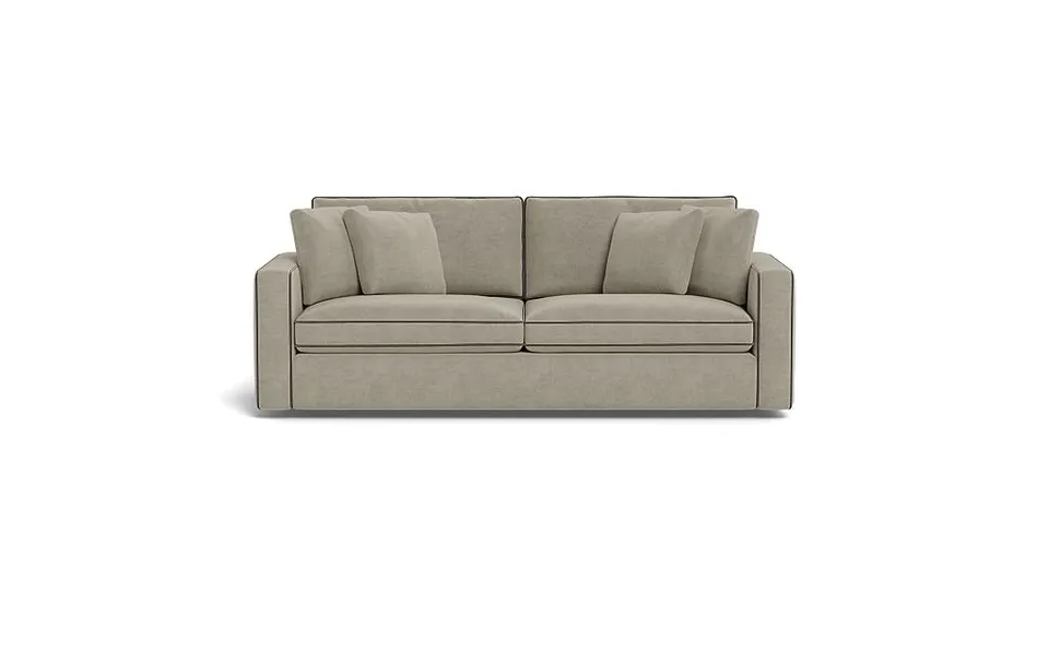 James Sleeper Sofa with Contrast Piping