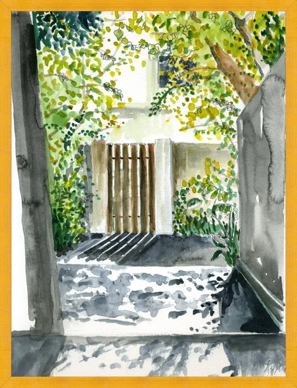 Garden Gate by Miri Eshet for Artfully Walls