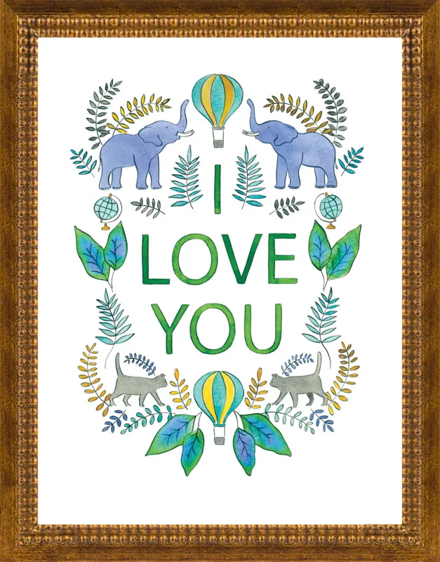 I Love You by Rachel Rogers for Artfully Walls