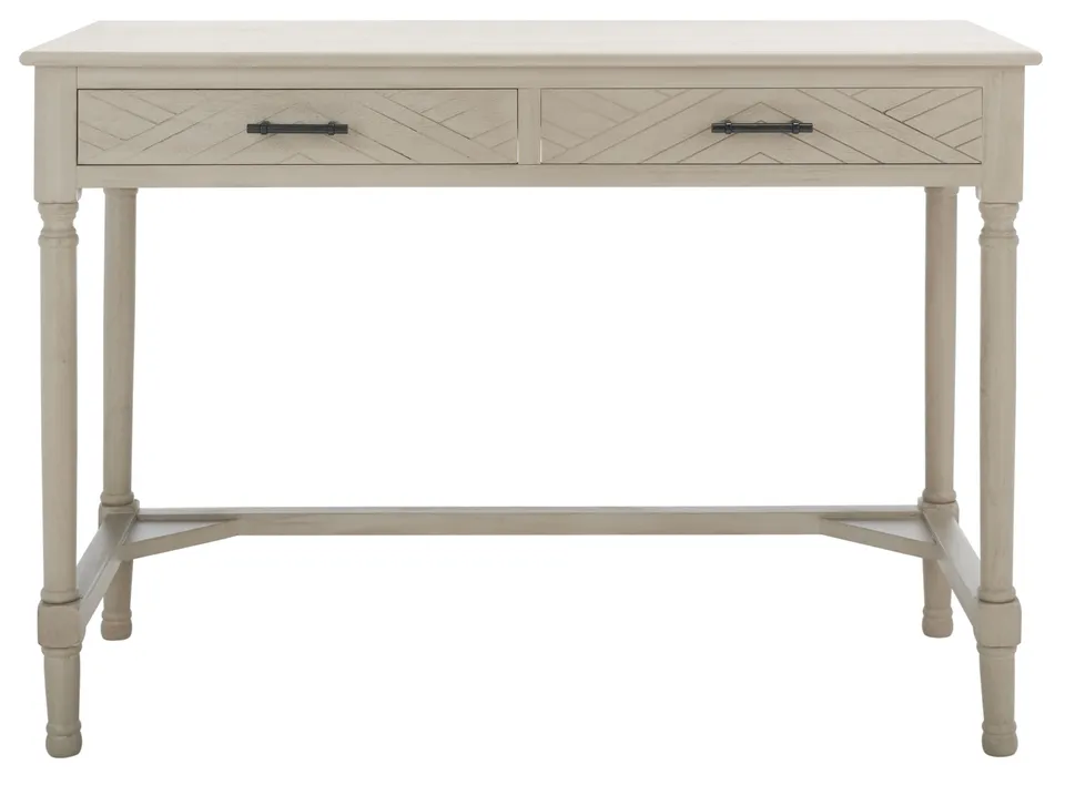 Mckinlee 2 Drawer Desk - Taupe