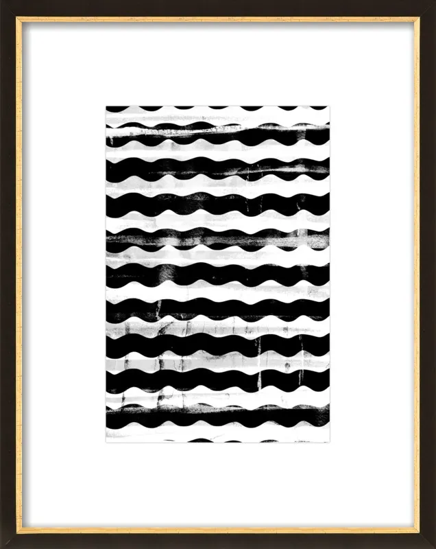 Black Waves by Georgiana Paraschiv for Artfully Walls