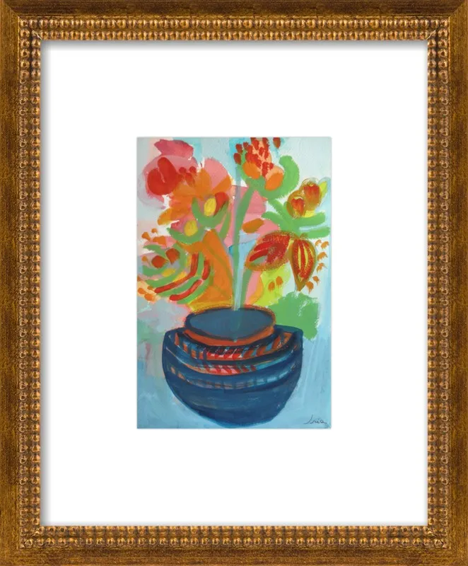 Red Flowers by Iria Fernandez Alvarez for Artfully Walls