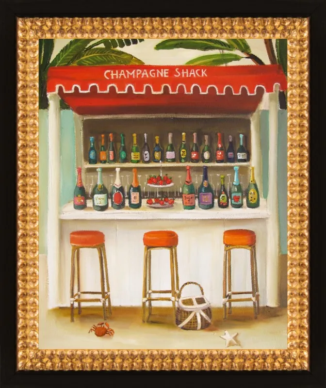 Champagne Shack by Janet Hill for Artfully Walls