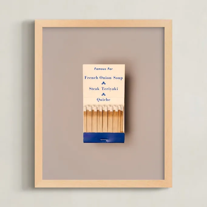Famous Food Blue Limited Edition Fine Art Print