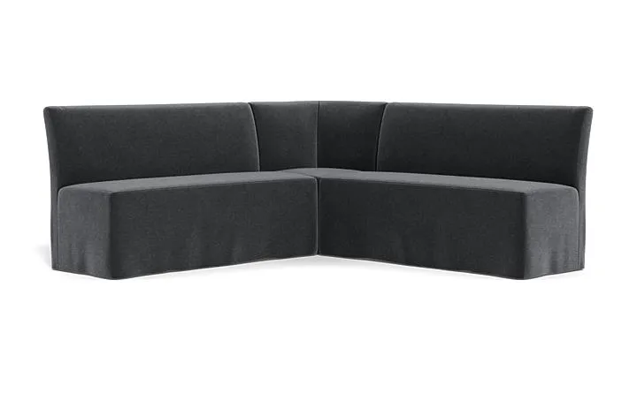 Dorian Slipcovered Corner Banquette