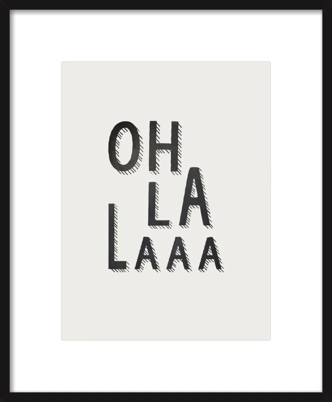 Oh la la by Lonneke de Roos - Kind of Style for Artfully Walls