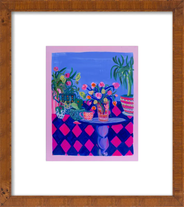 Pots and Plants painting by Davina Shefet for Artfully Walls