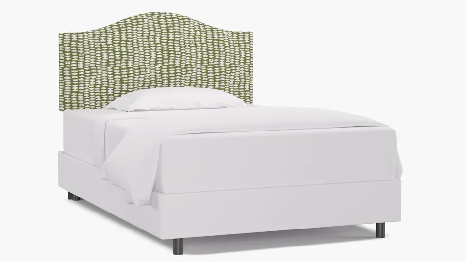 Camelback Headboard, Olive Odalisque, Full