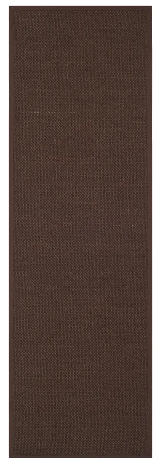 Arlo Home Woven Area Rug, NF133D, Chocolate/Dark Brown,  2' 6" X 8'
