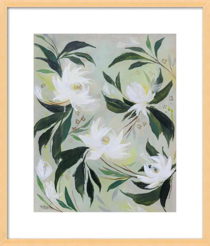White Gardenia by Rachel Roe for Artfully Walls