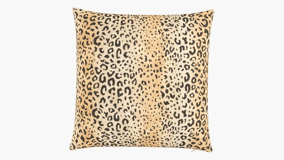 Throw Pillow 22", Leopard, 22" x 22"