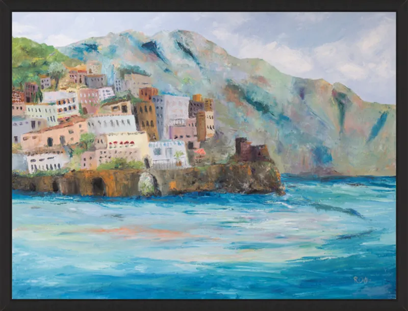 Amalfi Coast by Renee A Ortiz for Artfully Walls