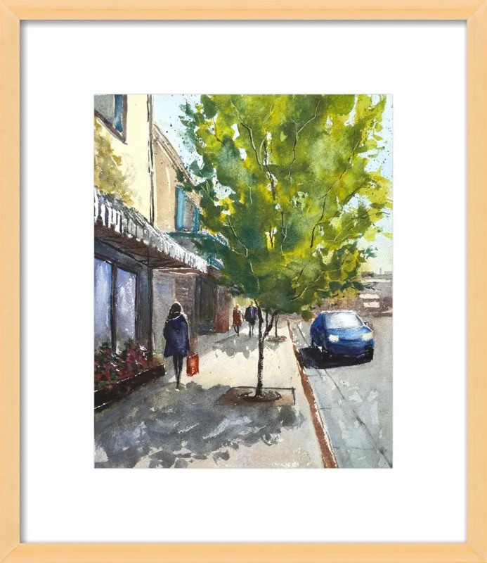 Shops in Laguna by Lauren Dusing for Artfully Walls