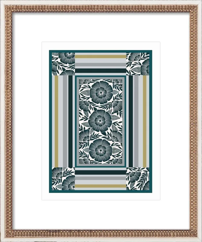 Botanical Frame 1 by Katharine Watson for Artfully Walls