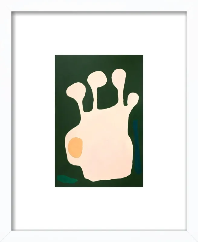 Nectarine Vase, abstraction 11 by Neicy Frey by Neicy Frey for Artfully Walls