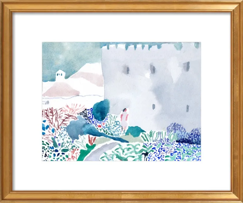 Castle Flowers by Charlotte Ager for Artfully Walls