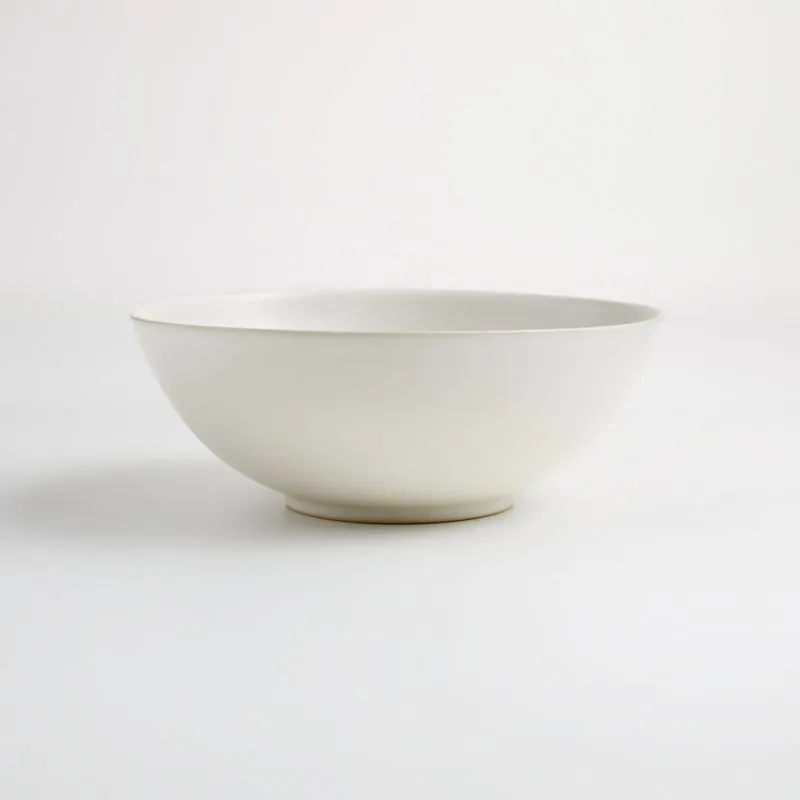 Craft Linen Cream Stoneware Bowl, Set of 8