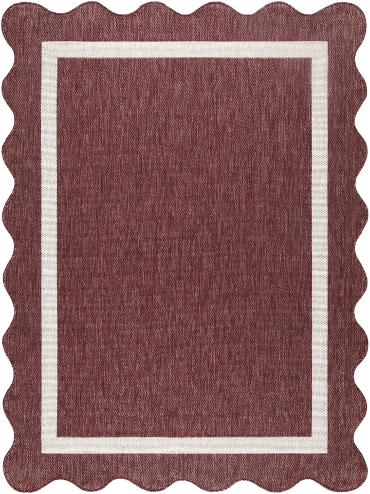 Miami Beach Pink Outdoor 2'4" x 3'9" Machine Woven Rug